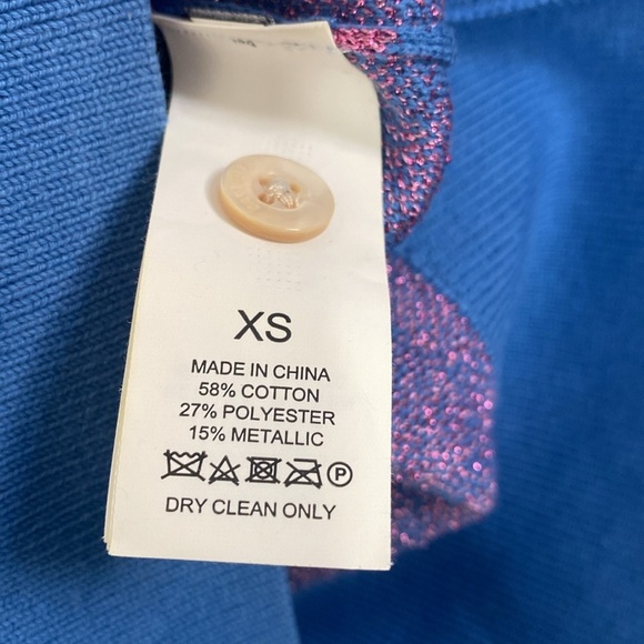 KATE SPADE Women’s Floral Spade Polo Sweater Size XS - Picture 3 of 9